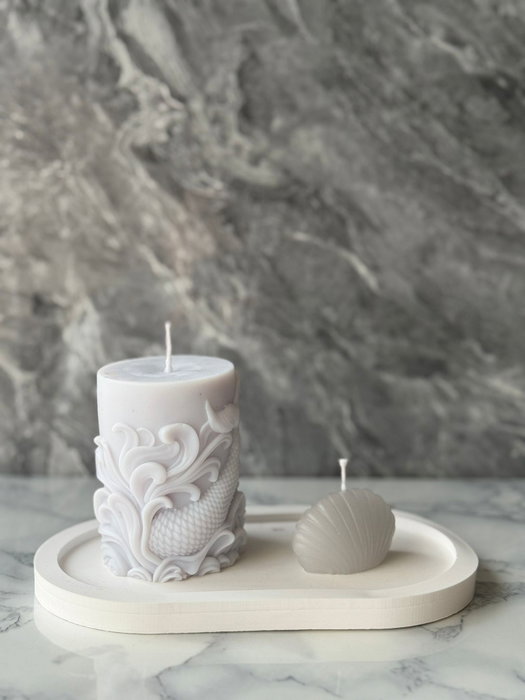 Aberto Design Glamour Candle 40ST - Conjunto de 3 Velas de Soya y Concreto Aberto Design Glamour Candle 40ST - Conjunto de 3 Velas de Soya y Concreto